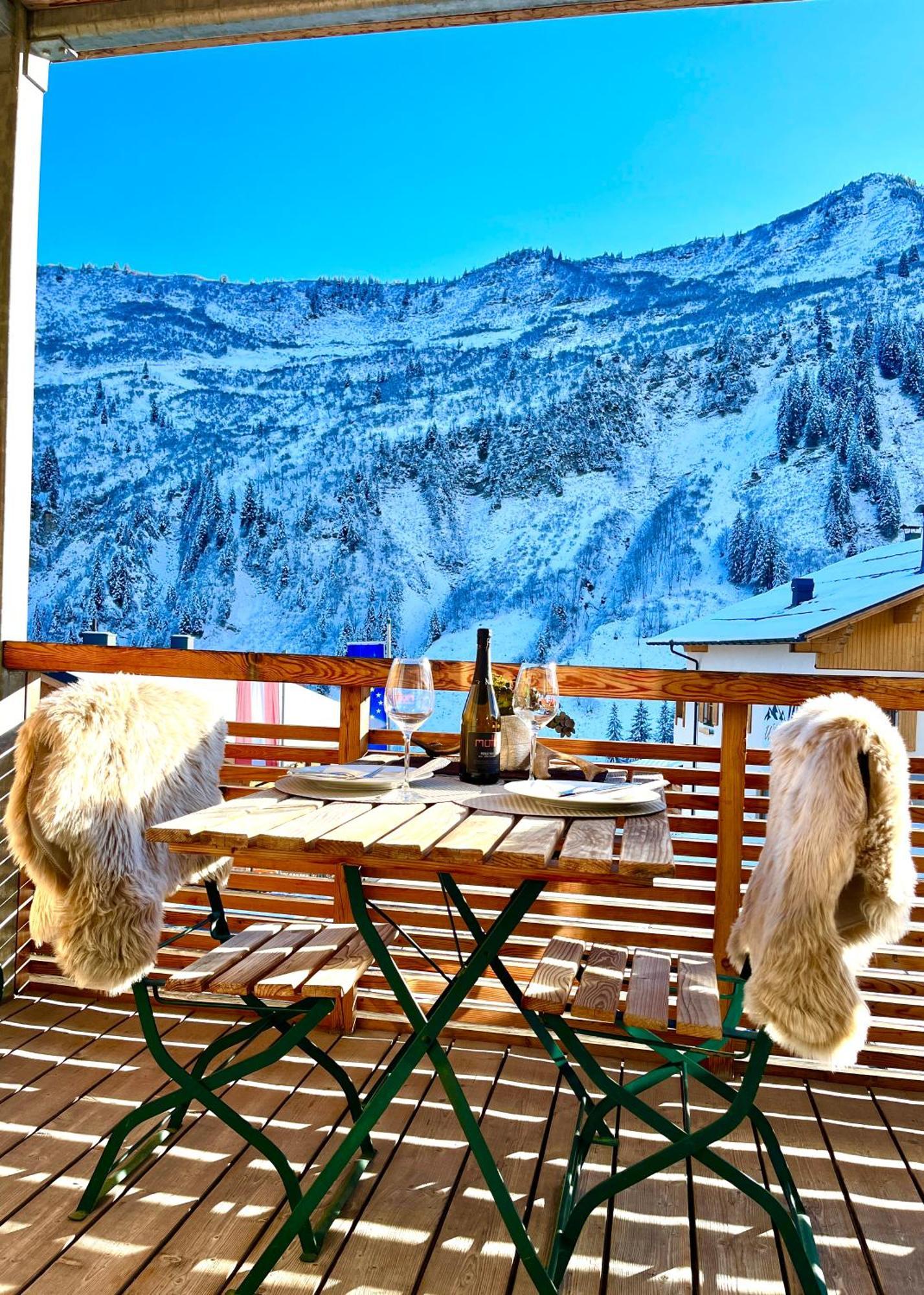 Sonniges Bergblick-Appartement Дамюльс Екстер'єр фото