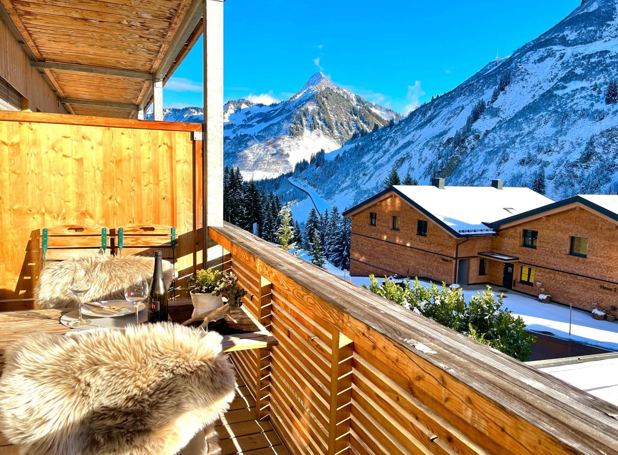 Sonniges Bergblick-Appartement Дамюльс Екстер'єр фото